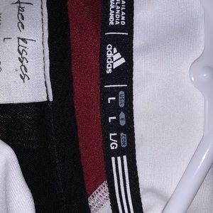 Collard adidas shirt